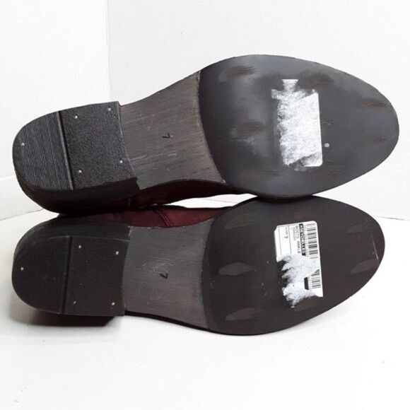 Seychelles Women's Ankle Boot size 7M Maroon Leather - Picture 4 of 11